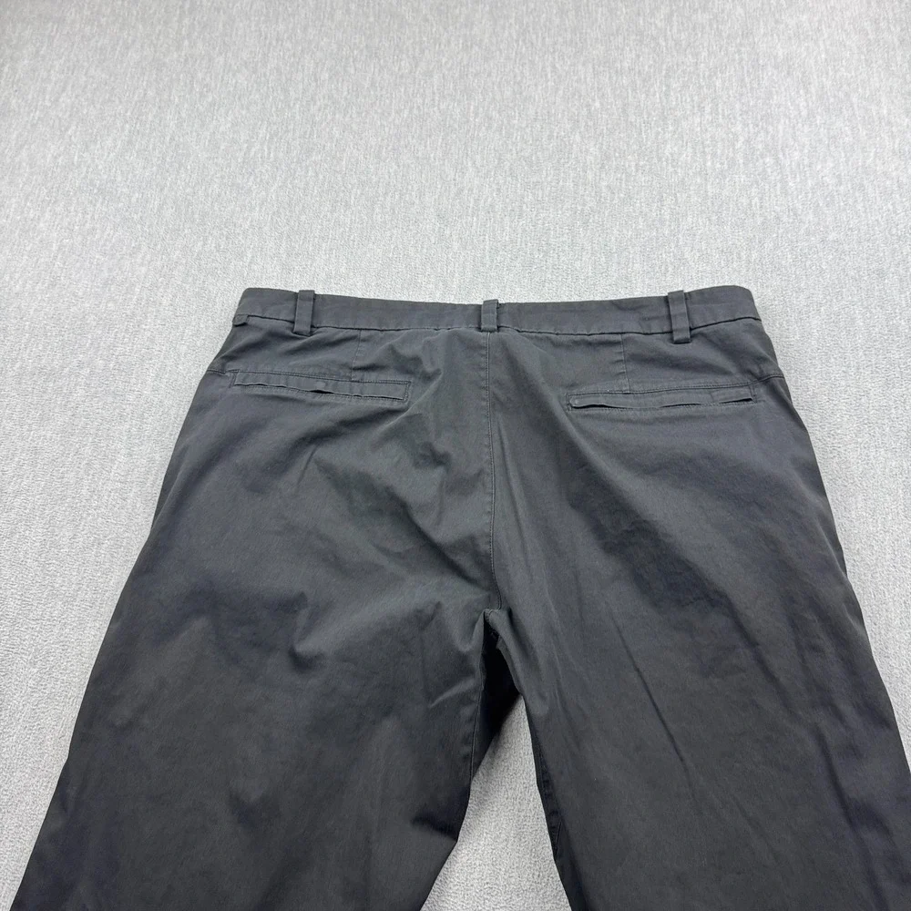 Lululemon Pants Mens 36x29 Black Commission Classic Swift Cotton Pockets Golf